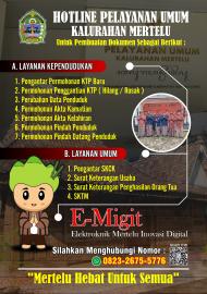 HOTLINE PELAYANAN KALURAHAN MERTELU